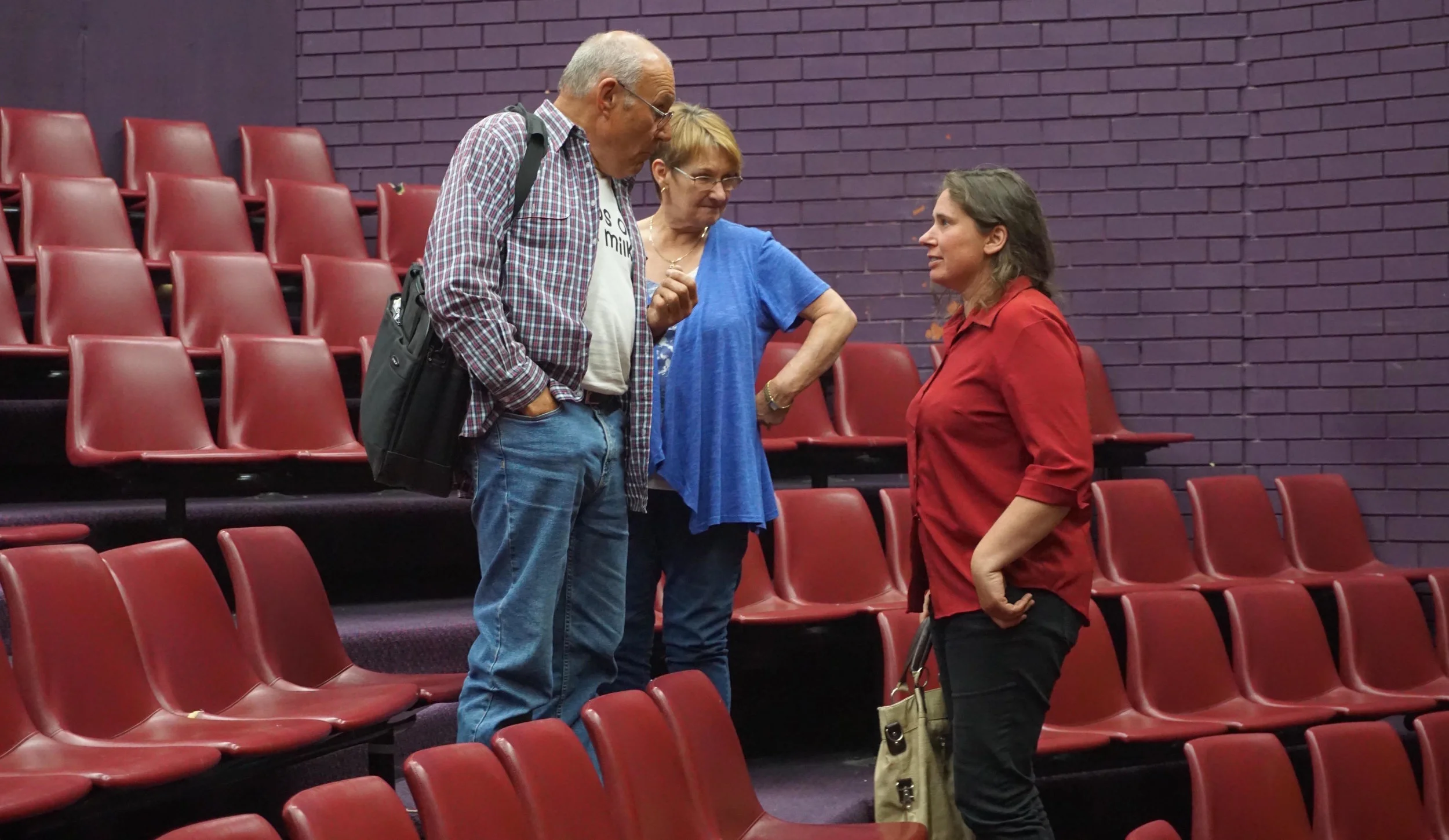 Reg & Diane Matthews with Vicki Jones