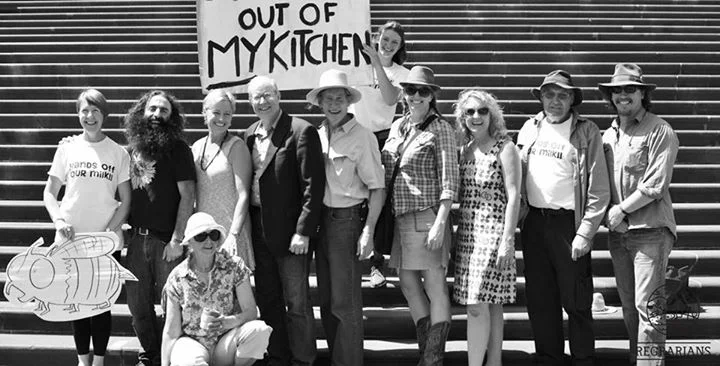 Eat Buy Grow rally speakers