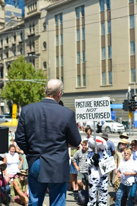 Joel Salatin at the Eat Buy Grow rally