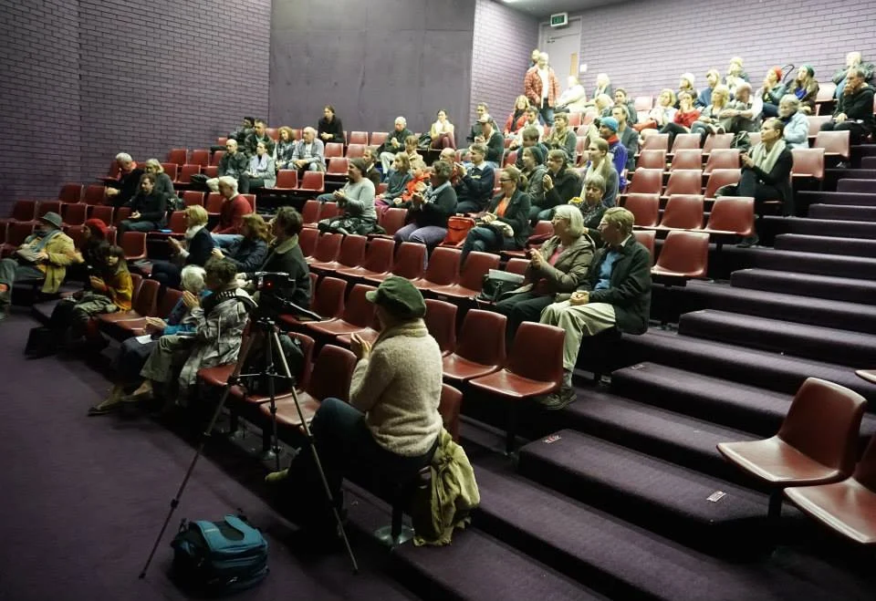 The event was well attended considering it was a very cold week night