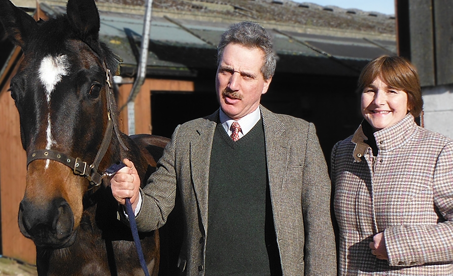 Photo : Dairy farmers Robert and Emma