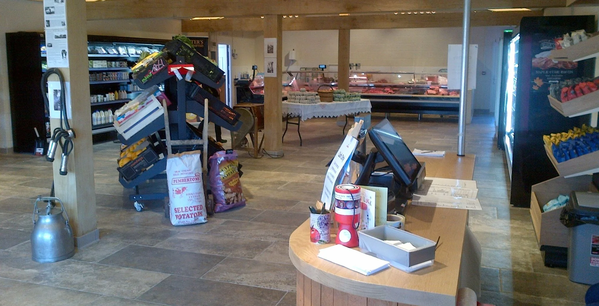 Image: Pembertons Farm Shop in July 2017.