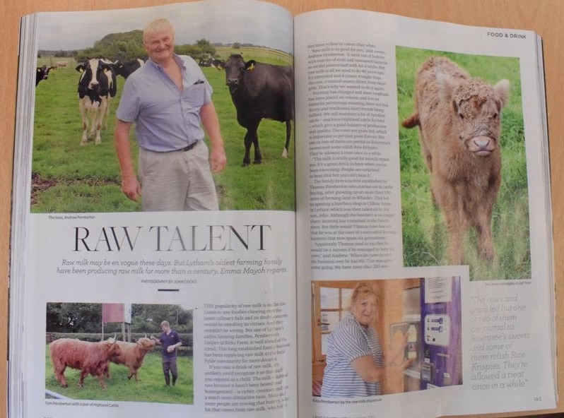 Image: this article appeared in the local Lancashire Life magazine at the end of August 2017. Read the online article here .