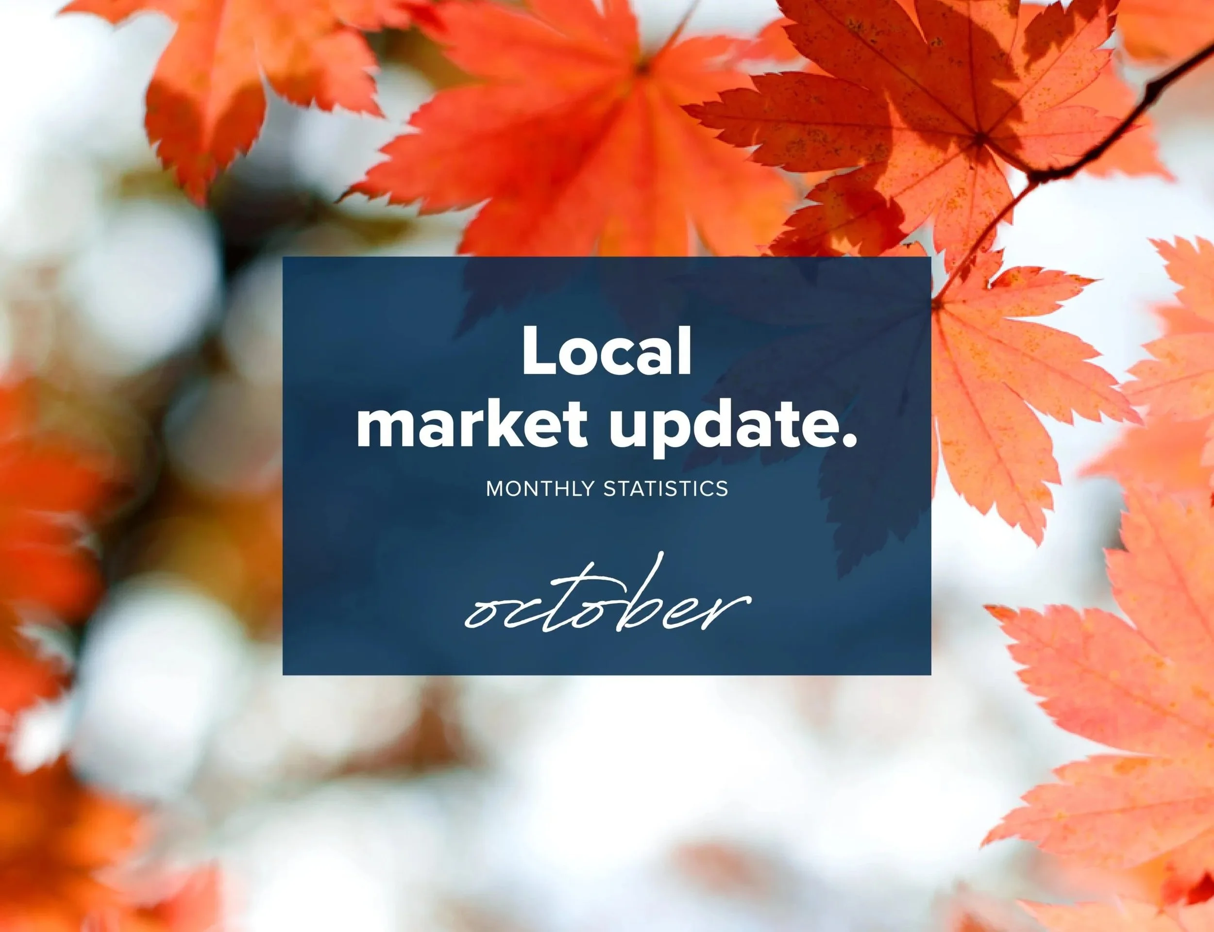 Local Market Update –October 2024