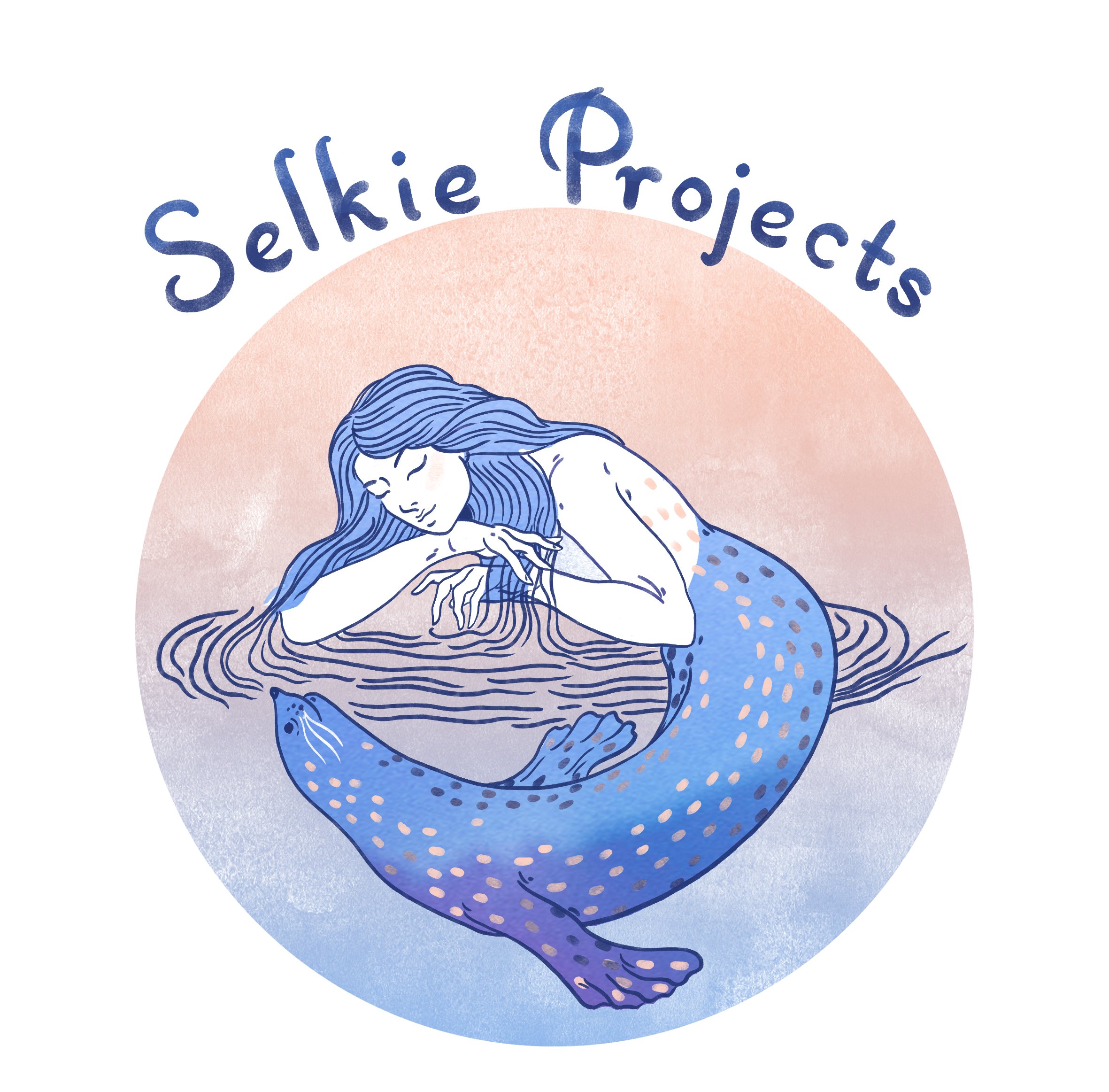    Selkie Projects    Website logo &amp; spot illustrations 