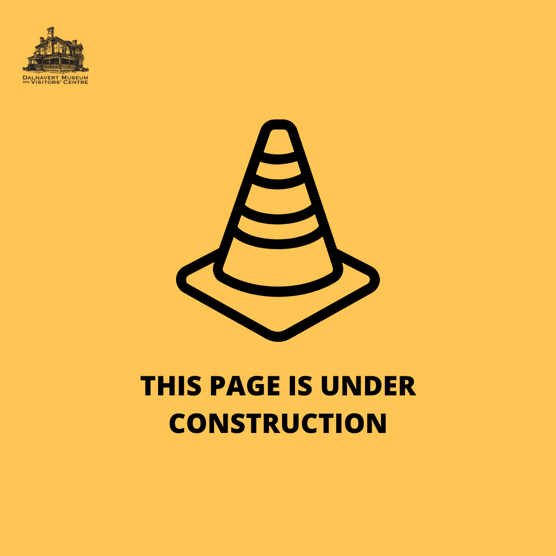 A pylon on a yellow background with text saying "This page is under construction."