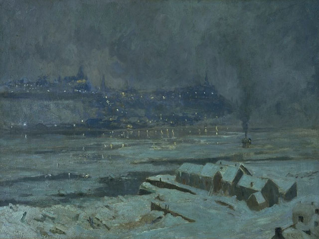 Winter Evening, Québec