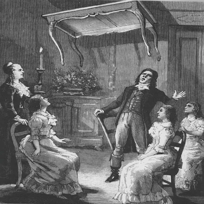 Levitation is the act of elevating objects through paranormal means Source
