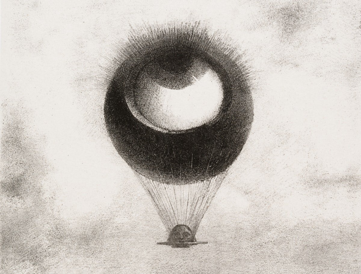 Supernatural - Odilon Redon’s À Edgar Poe (1882).jpg