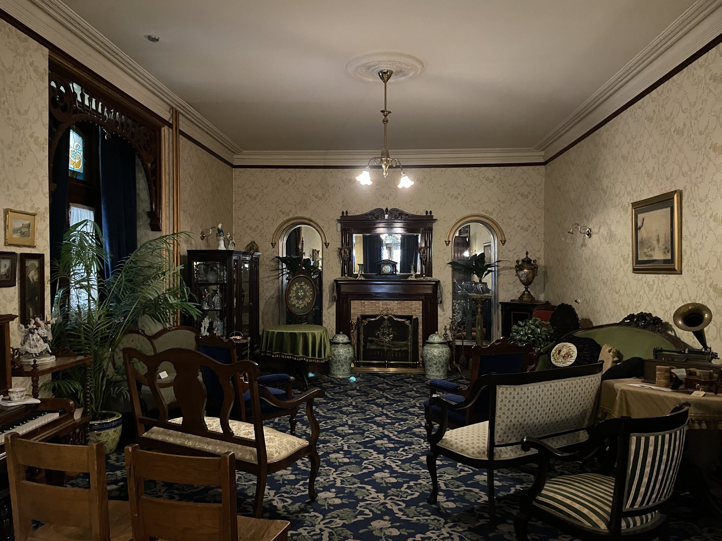  Dalnavert’s parlour with seating set up for guest usage 