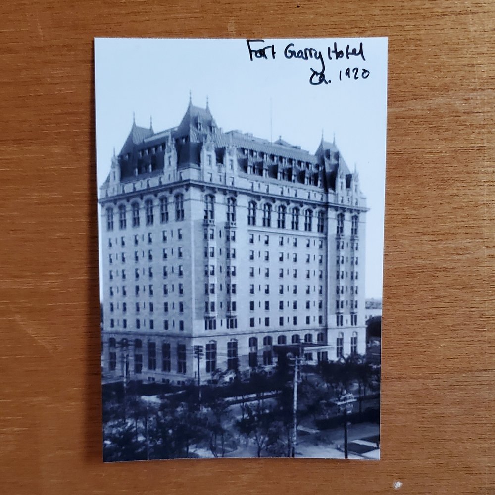  A photo of the Fort Garry Hotel taken in 1920 