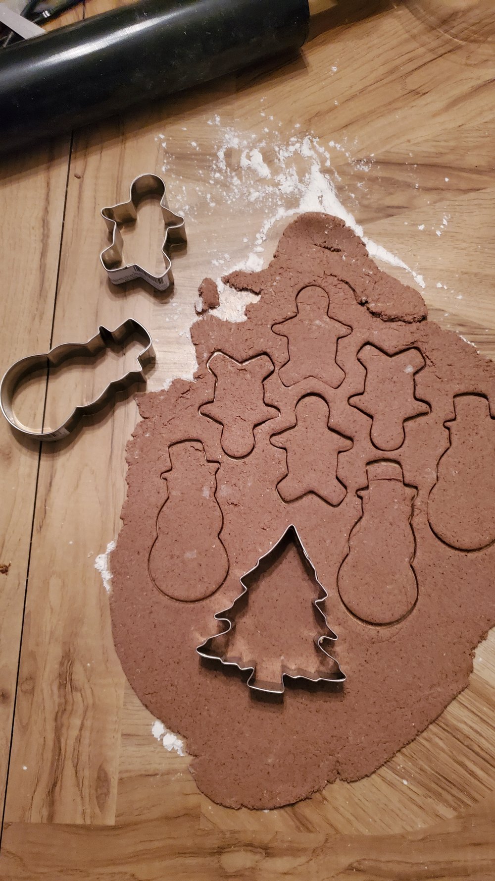  Use your cookie cutters to form your shapes. 