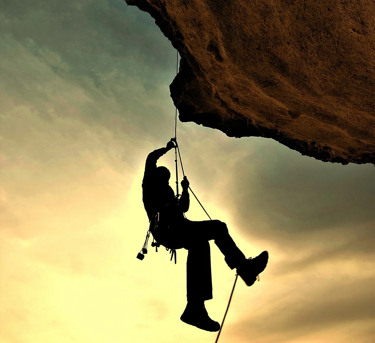 Suspense. Cliffhanger. Get it?