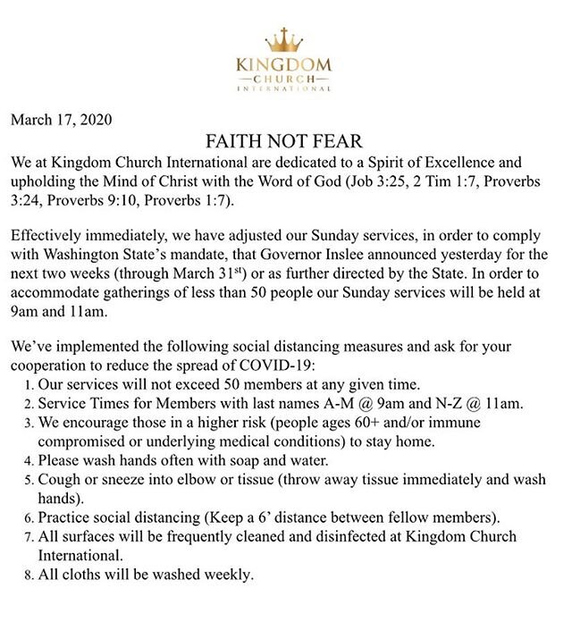 🙌🏼 FAITH - NOT FEAR‼️ #faith #nofear #obedience #direction #protection #doorsopen #comeonin #comejoinus #comeworship #beencouraged #behealed #besaved #kingdomchurchinternational #kingdomchurchint #KCI