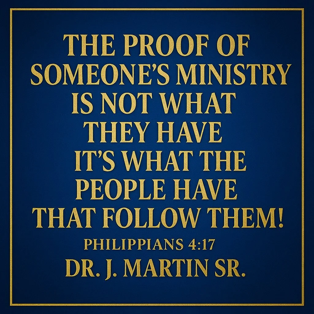The proof of a man&rsquo;s ministry. #wisdom #revelation #connection #honor #jasonmartinministries