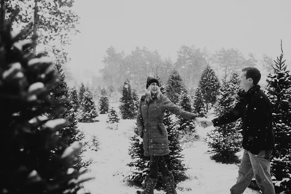 Hailey & Dan Hansens Tree Farm Engagement Session in Anoka, MN_0103.jpg