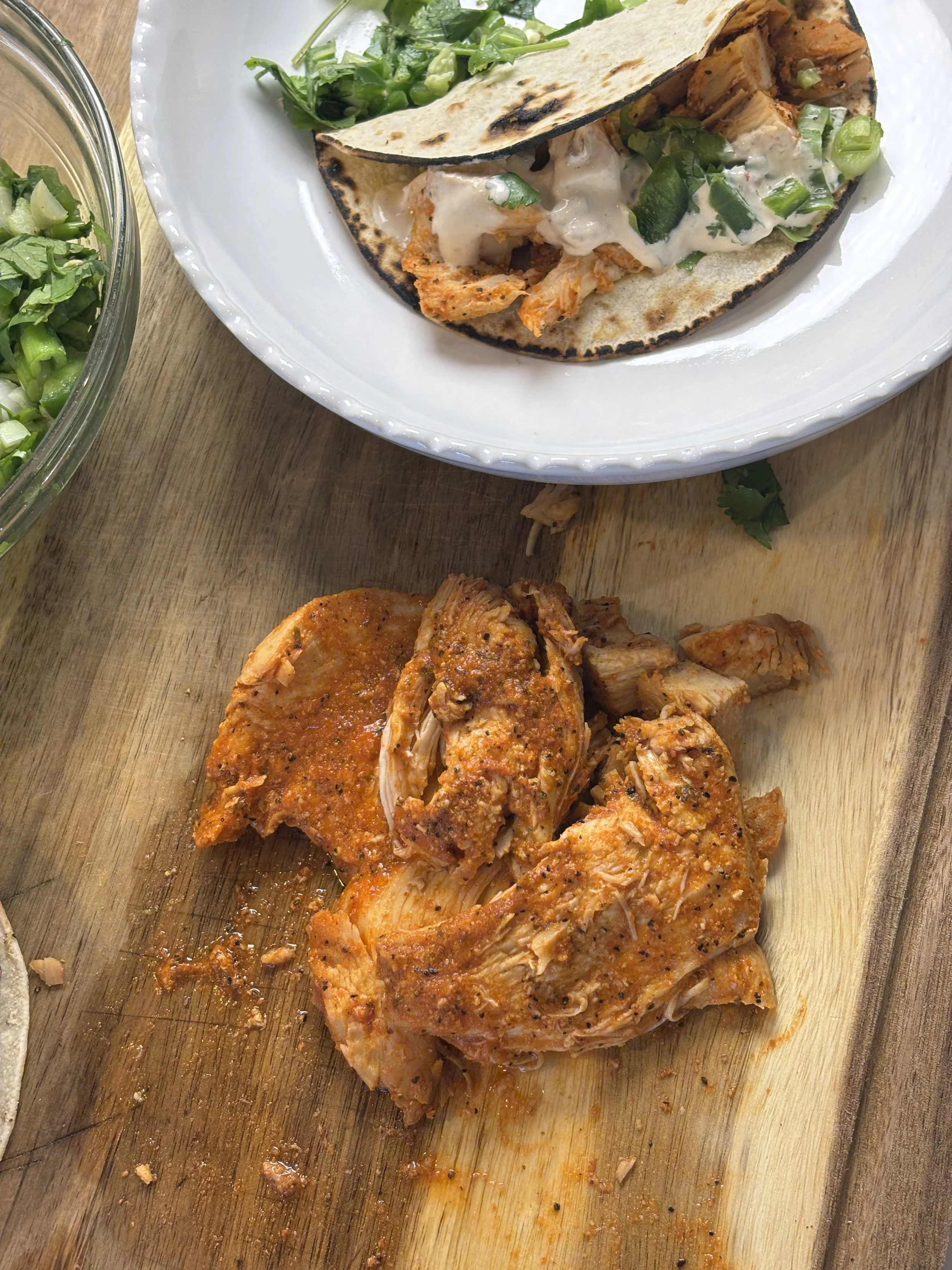 True Nature Meats Chipotle Chicken Tacos