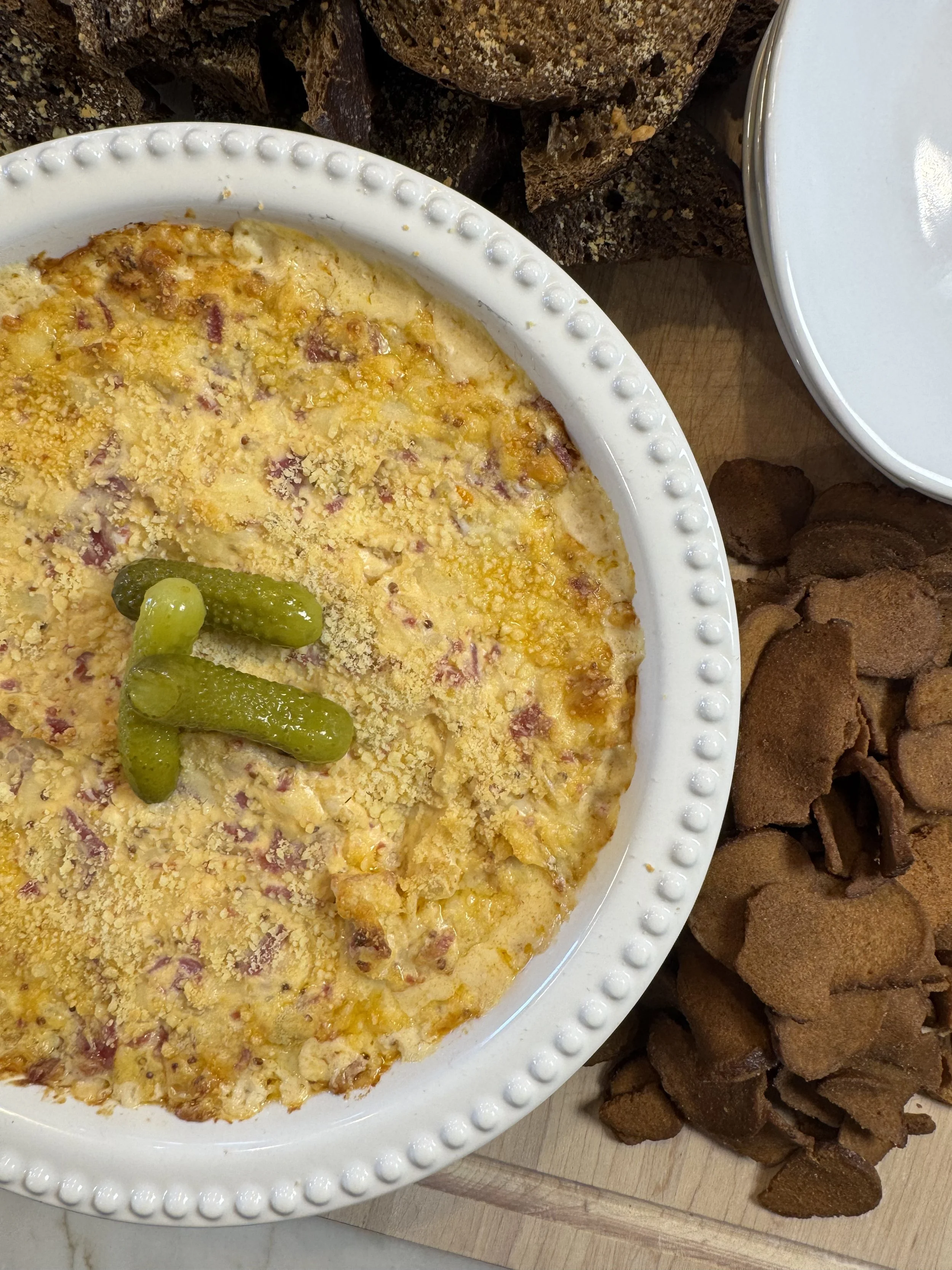 Cheesy Reuben Dip