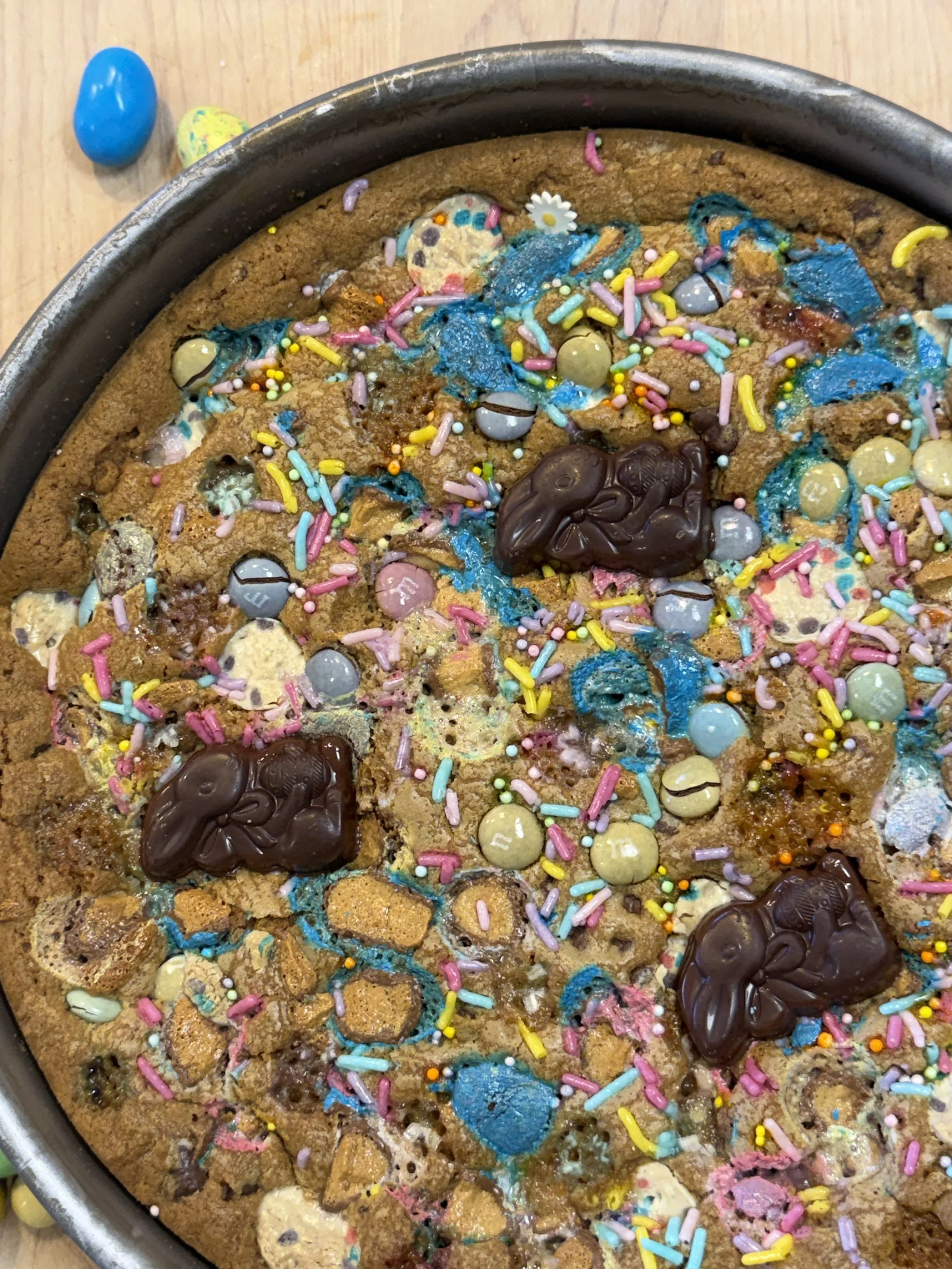 Semi-Homemade Chocolate Chip Easter Cookie