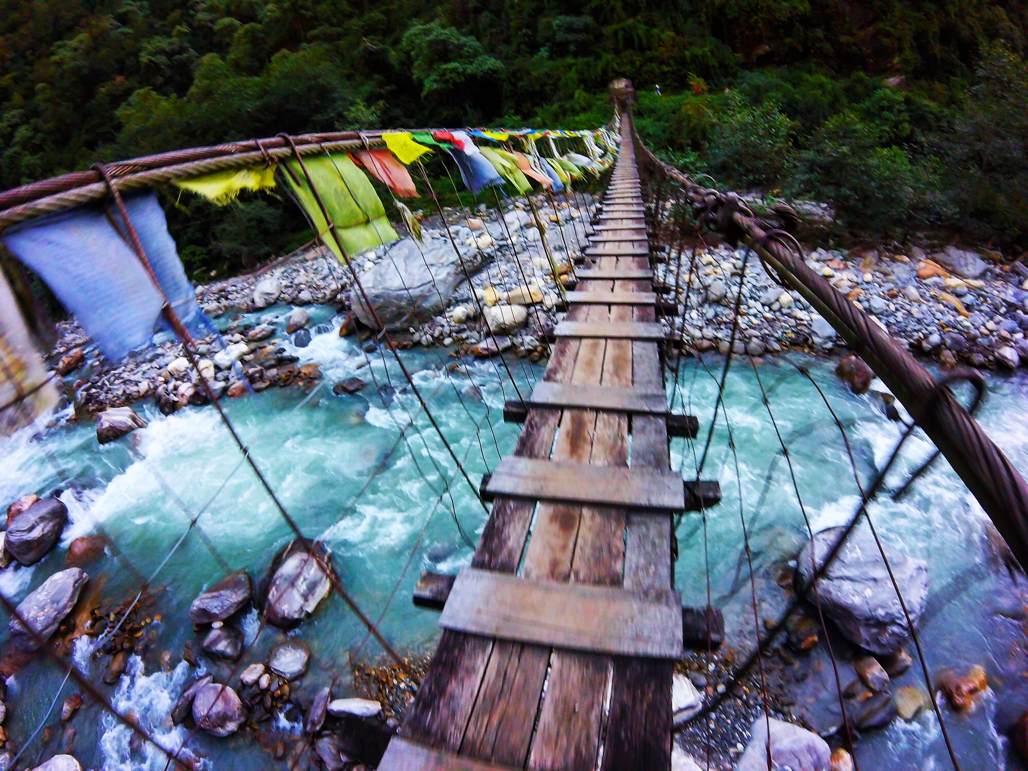 Day 15.1, 2016 When I saw that we were heading to Newbridge I thought the bridge might be a little newer than this. Stopping in the center, I'm five years old, spitting into the void and counting the seconds until it smashes into the rocks below.