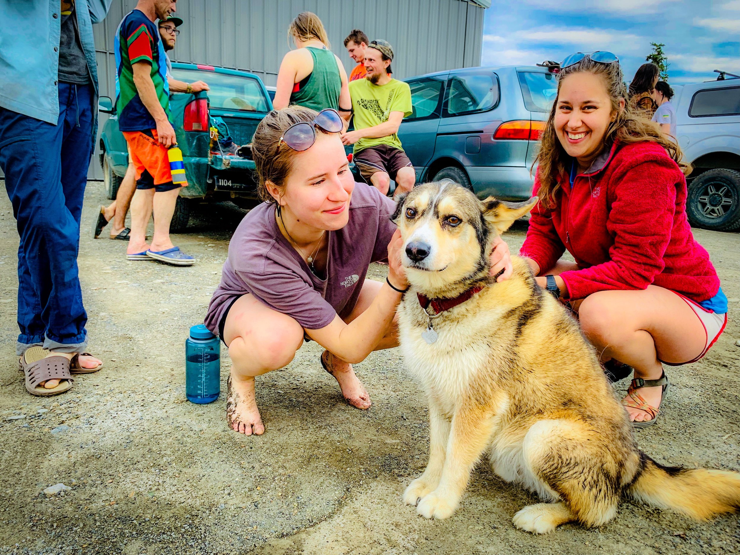 JUL 4.8 // Later that day, we went to play some rugby with a local tour guide and a few other wildlife researchers. This cutie showed up too, as Dylan was being treated for a nail-in-the-foot injury.