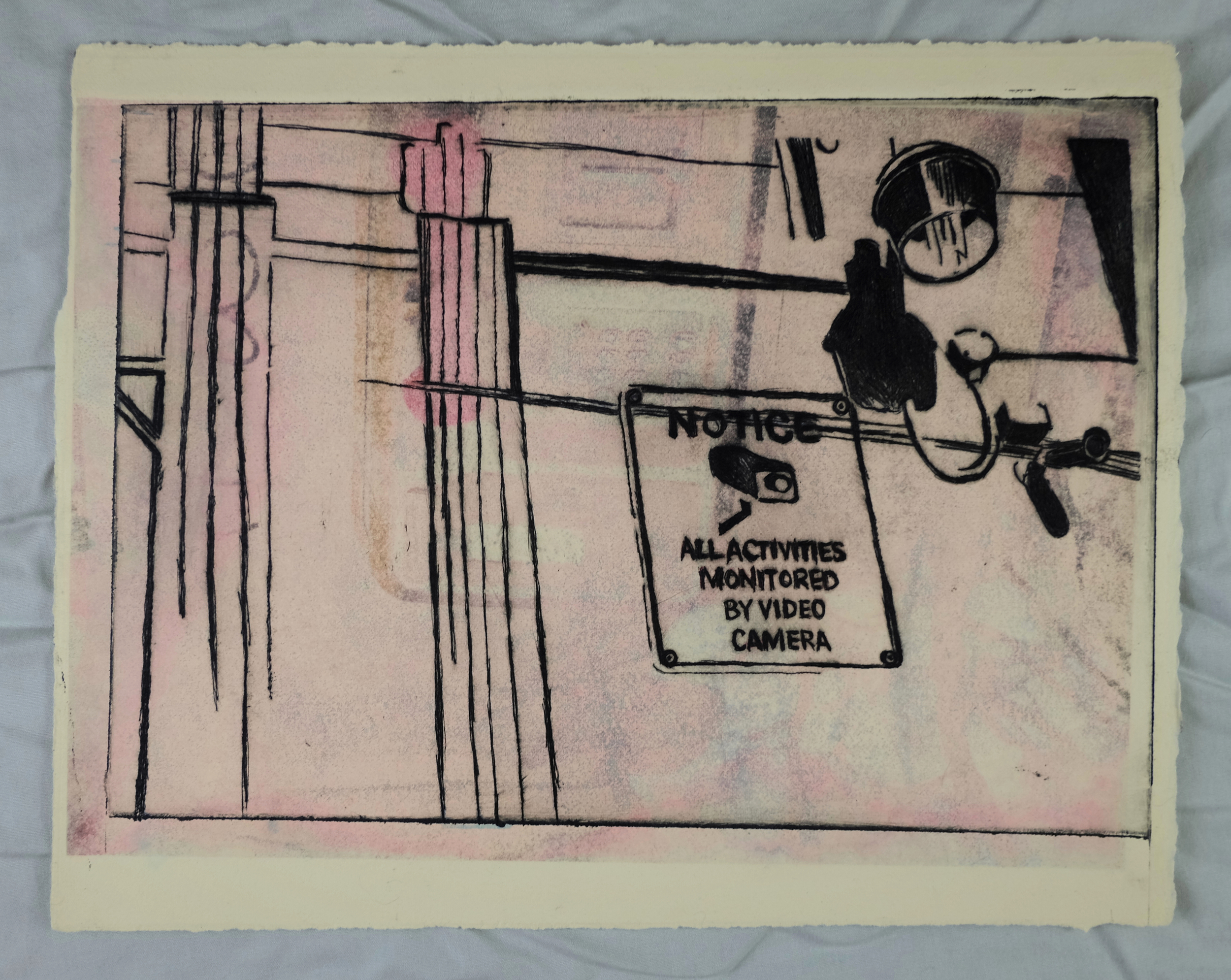 (Guilmette 2016), 9 x 12", photo transfer and drypoint print