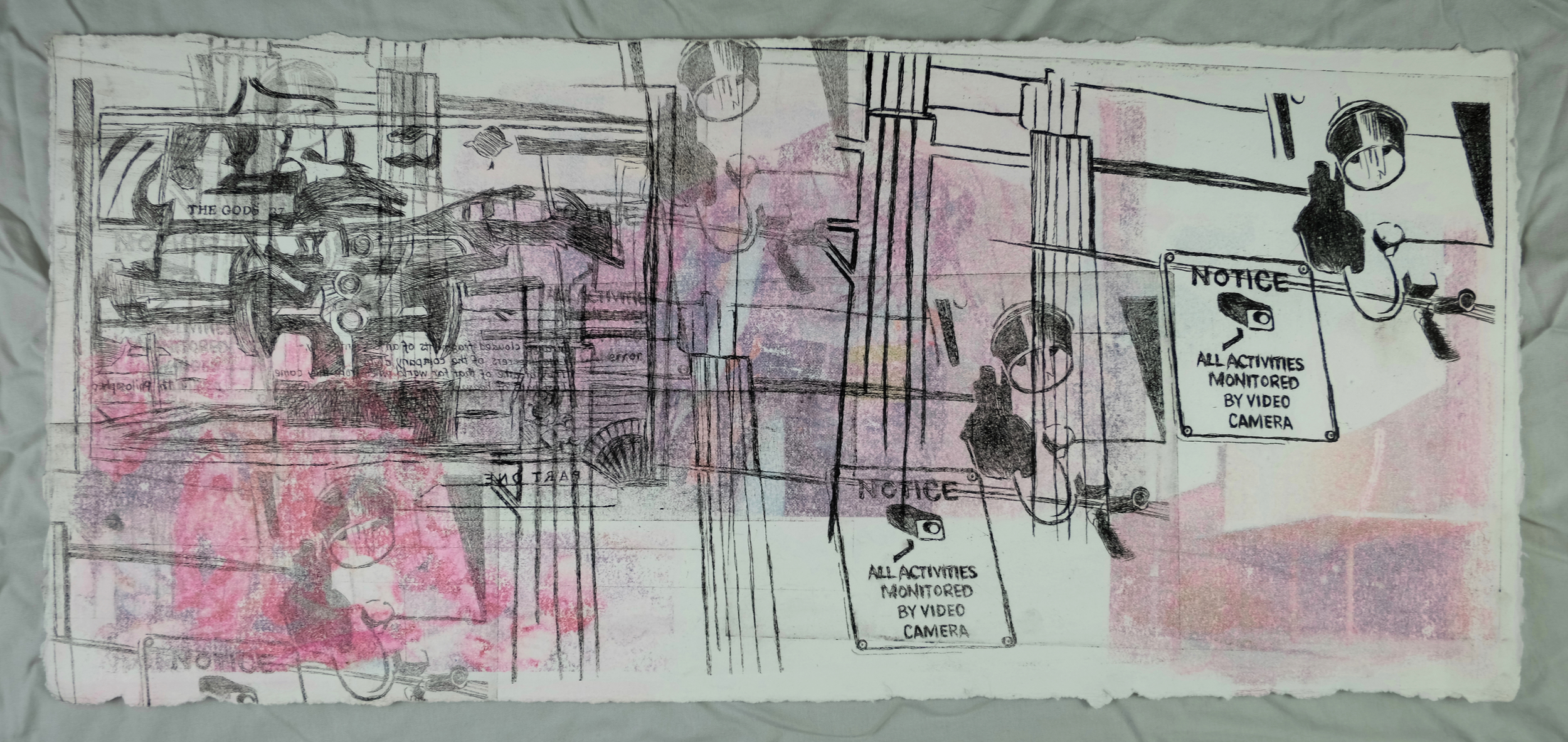 (Guilmette 2016), 10 x 22", photo transfer and drypoint print