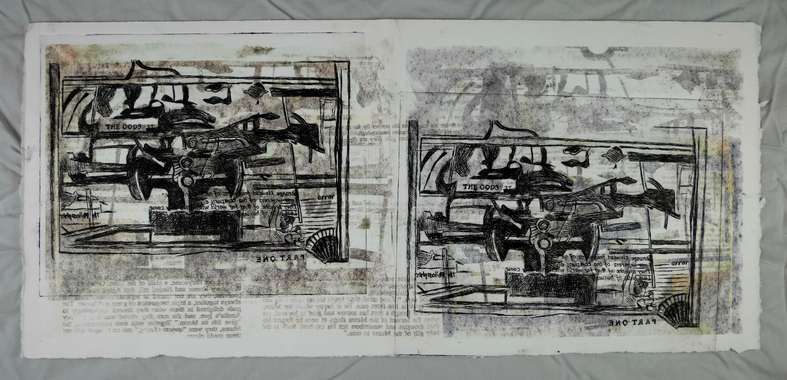 (Guilmette 2016), 10 x 18", photo transfer and drypoint print
