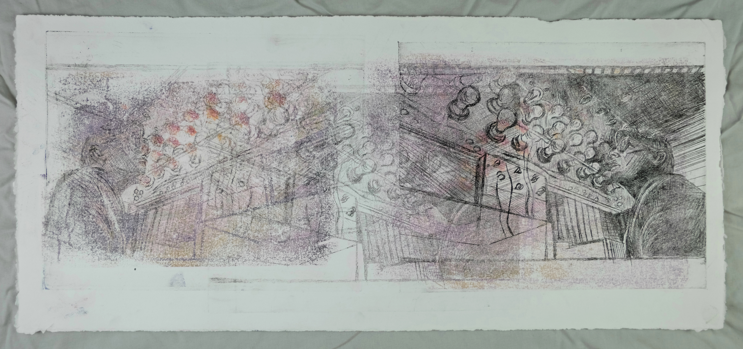 (Guilmette 2016), 10 x 22", photo transfer and drypoint print