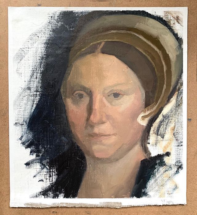 A study after Hans Holbein the younger (Portrait of an English Woman)