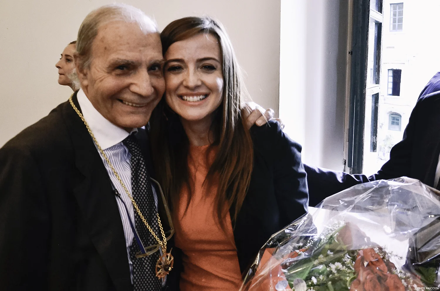 Mario and Roberta after Mario was awarded the Magister Artis star. 