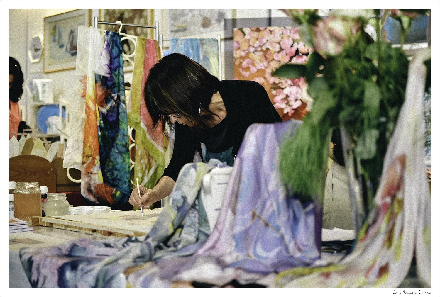 Rita Bucco - Hand Painted Silk Scarves and Clothing