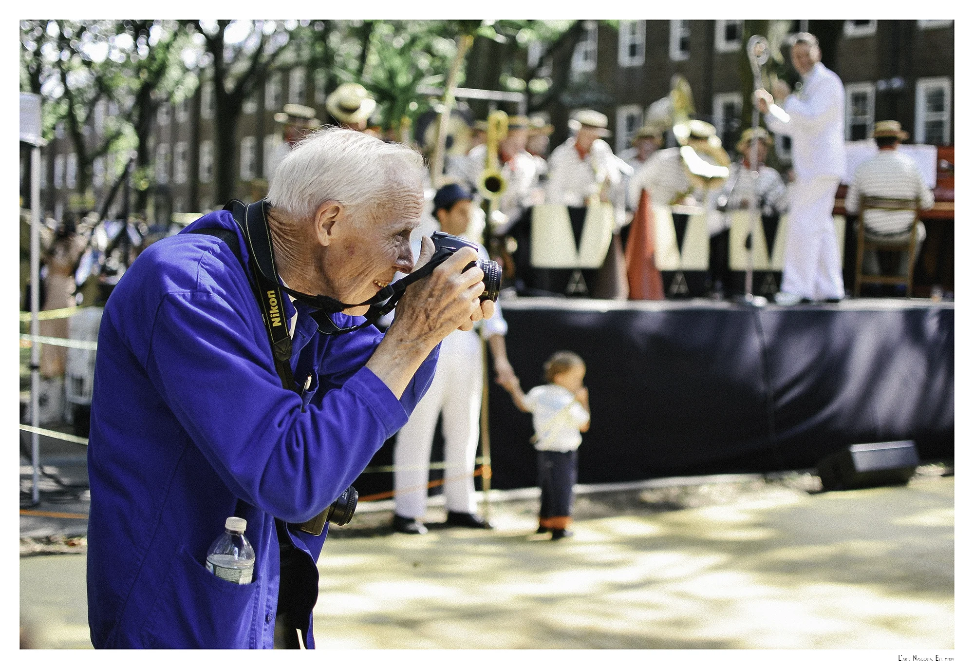 Bill Cunningham at the Jazz Age Lawn Party - August, 2013