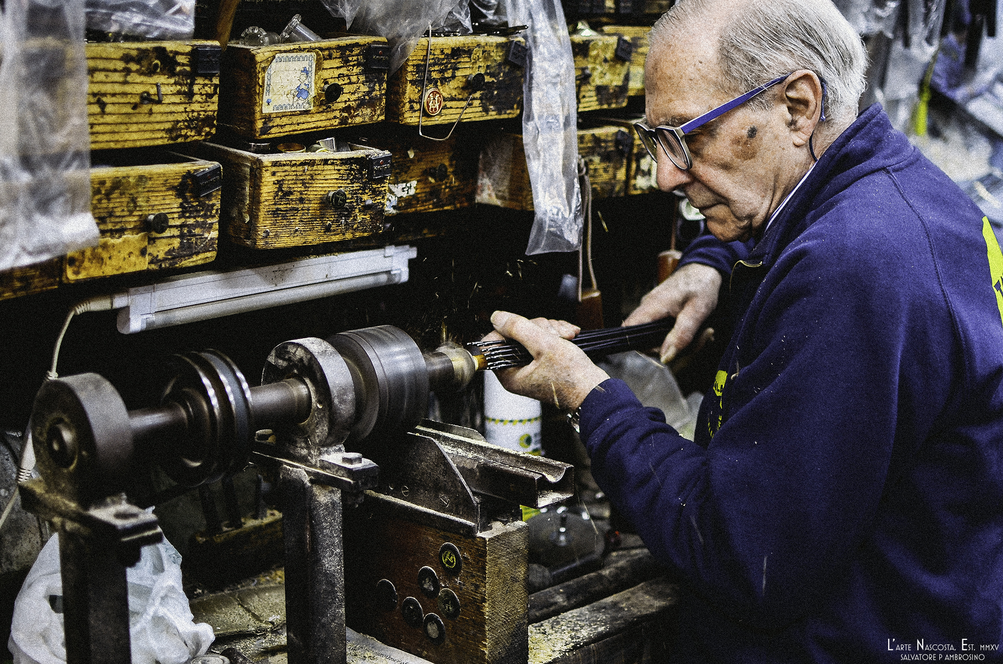 Mario Talarico - Umbrella maker , Naples