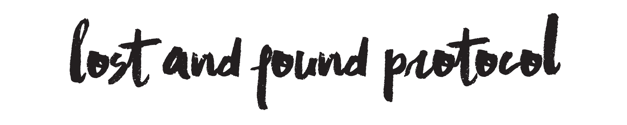 lost and found protocol