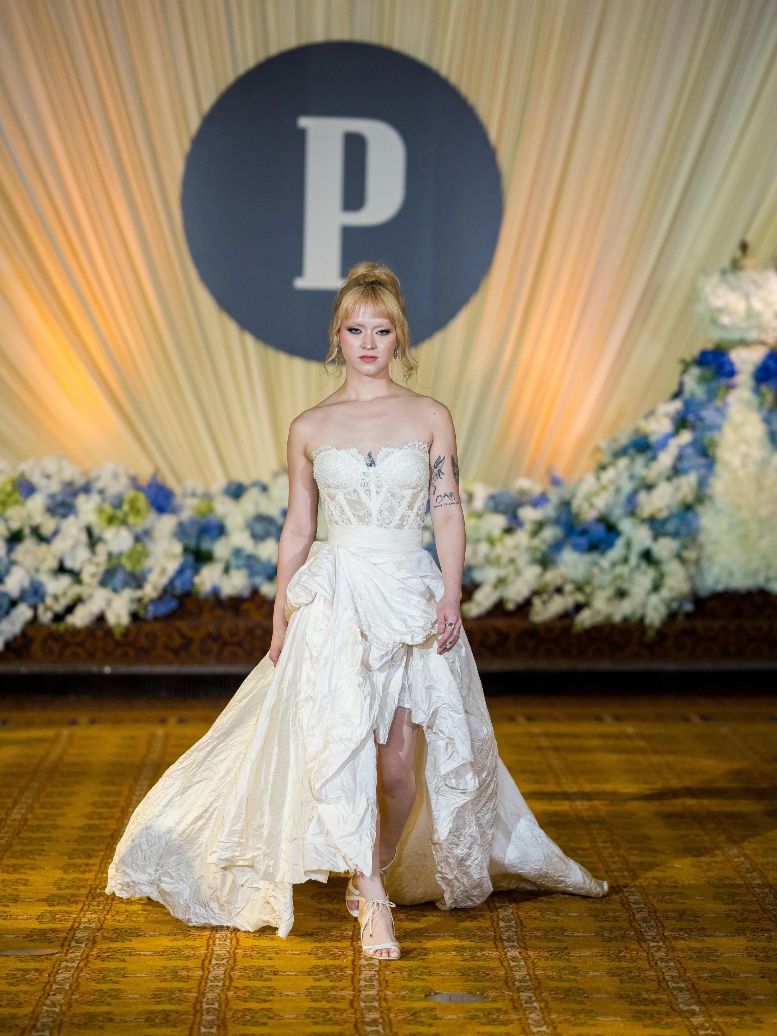 Philadelphia Magazine Bubbly Ball 2026 @philawedding 🤍 Alexis Rei @alexisrei_ walking for designer @priscilla.couture  @onenorthbroad hair by @svitlana.weddingstylist makeup by me @kyleryanbeauty representing @beautyandbridalphilly photographed by @