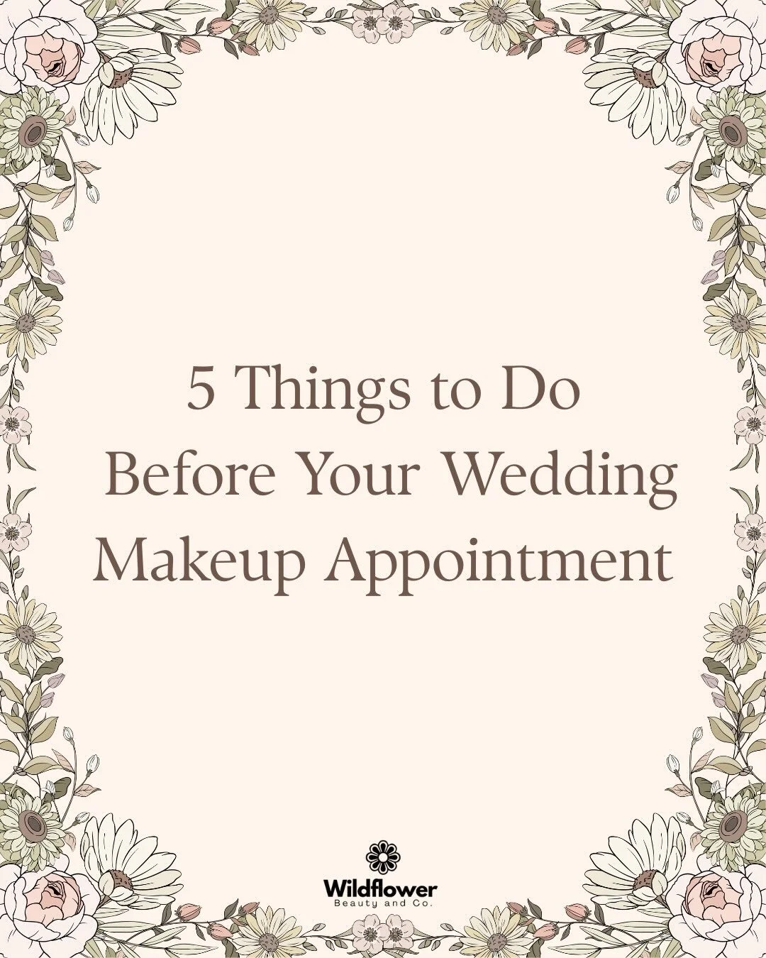 💍 Bride-to-be, a little preparation can make a big difference on your wedding day.

Here are 5 simple things you can do before your makeup appointment to help your bridal glam look flawless, last longer, and photograph beautifully. ✨

Save this post