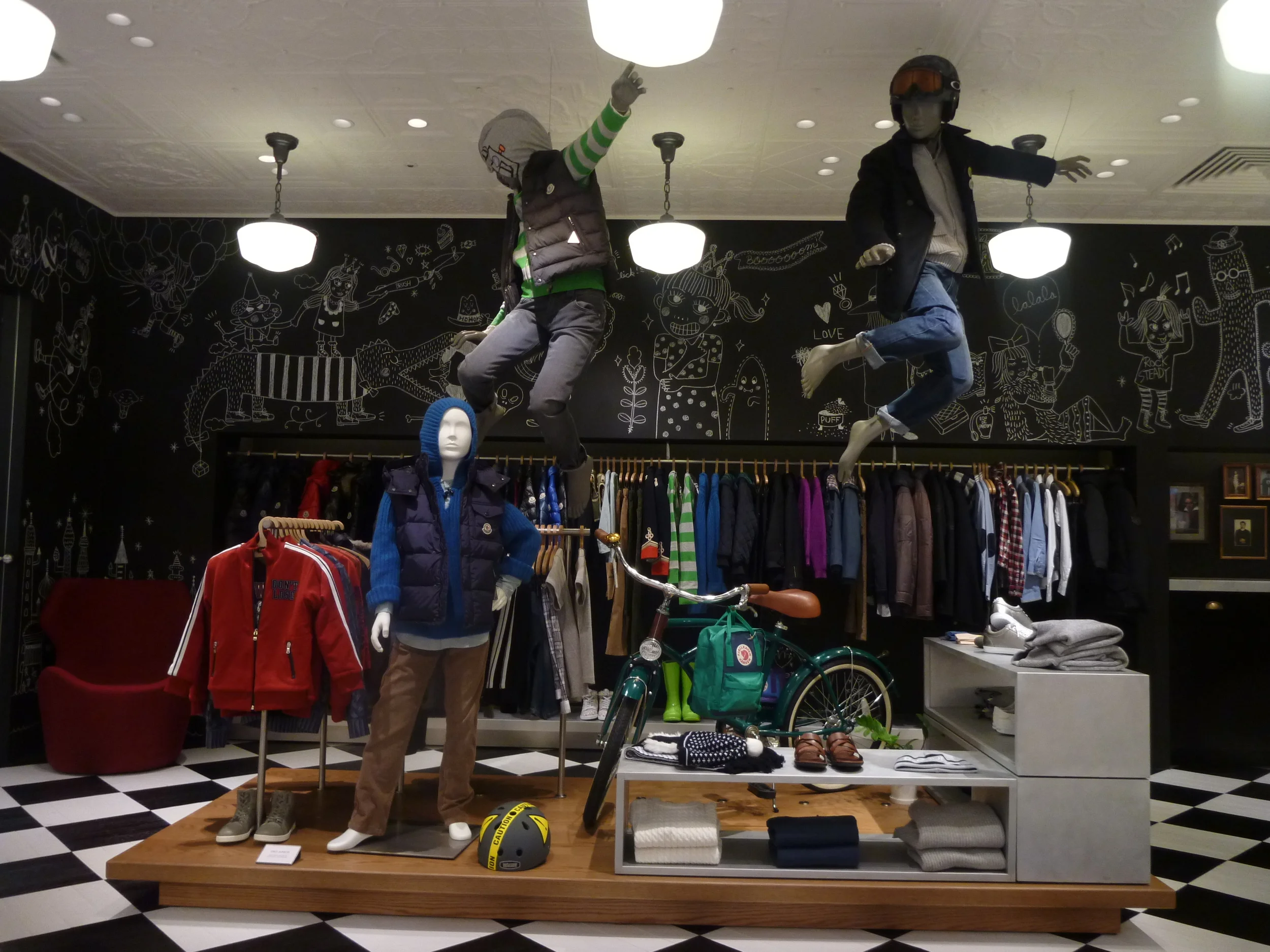  Interior concept and design by Wonderwall. 