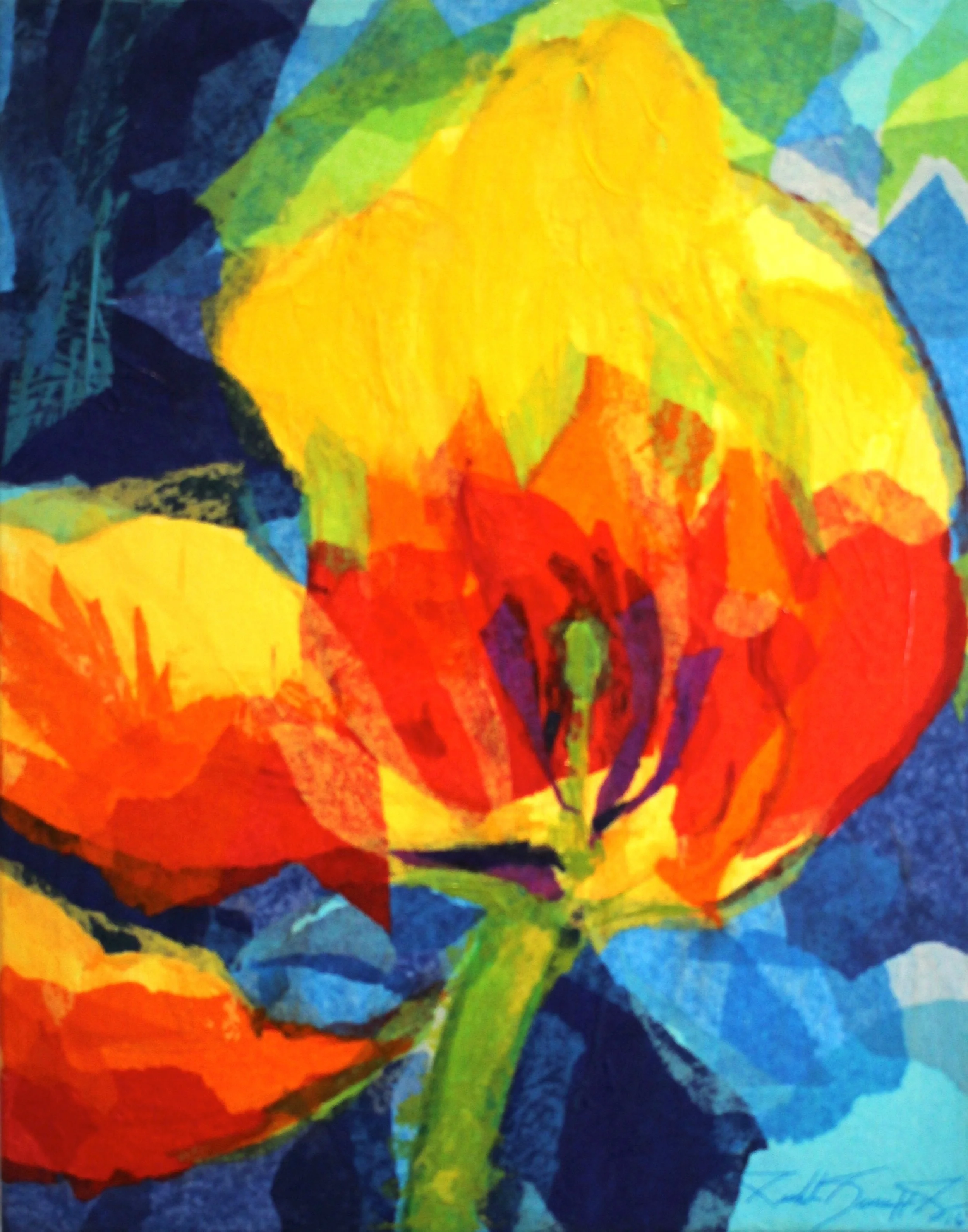 Fiery Tulip 16 x 20