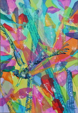 SOARING ABOVE THE CRANES