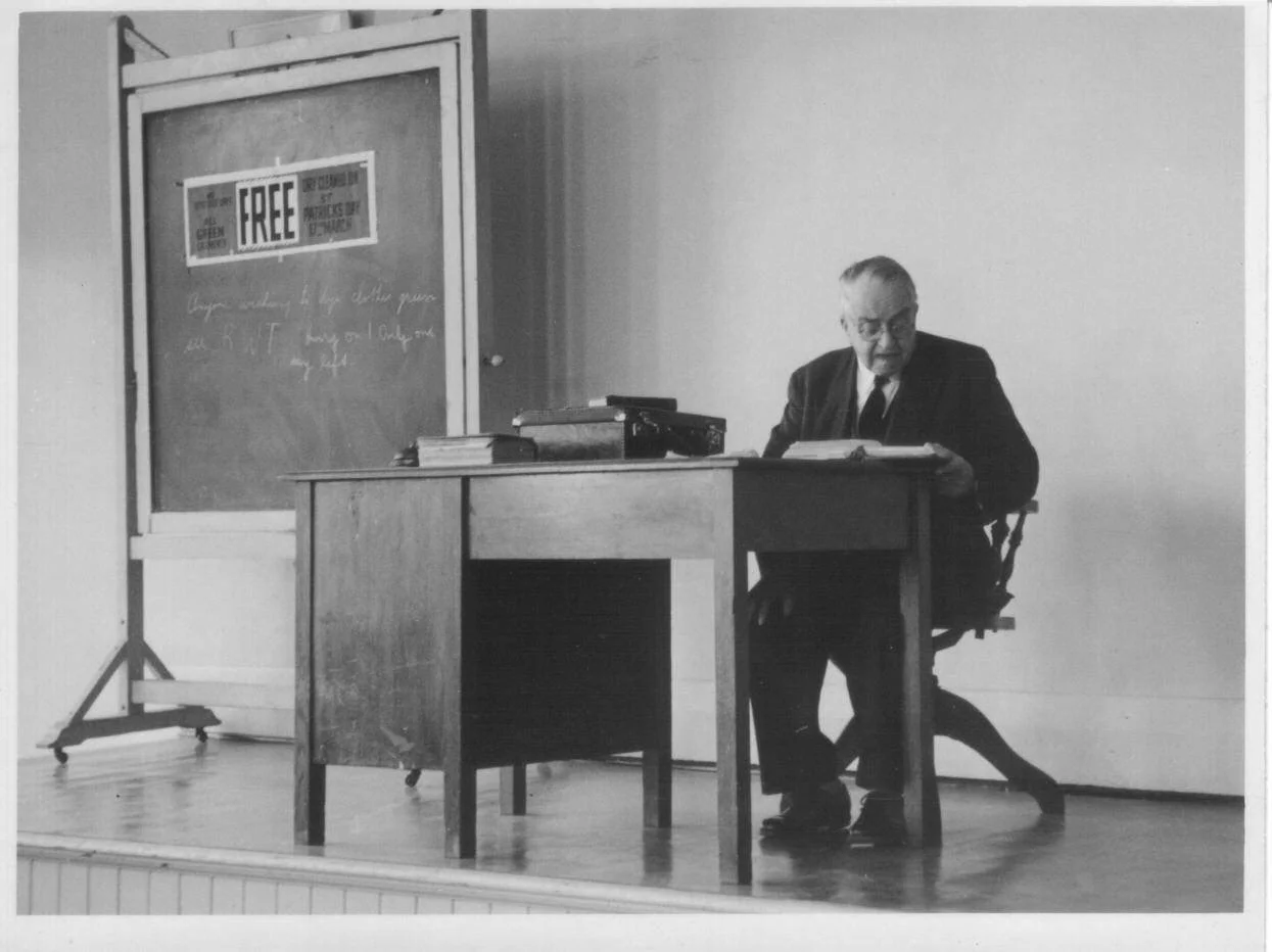 R. T. Pittman lecturing, c. 1960