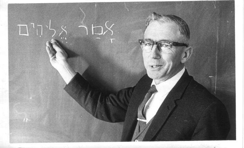 Ken Clinton lecturing, 1969