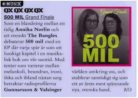 QX gillar oss!