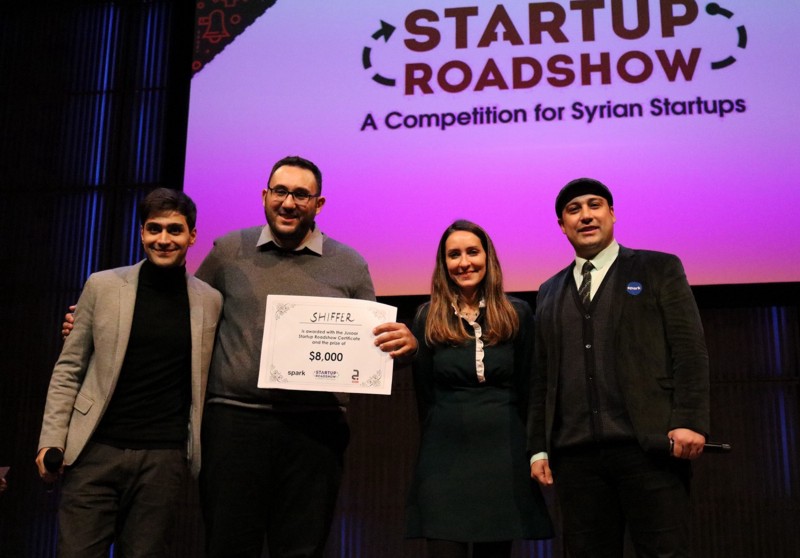 Azhar representing Shiffer at the Startup Roadshow