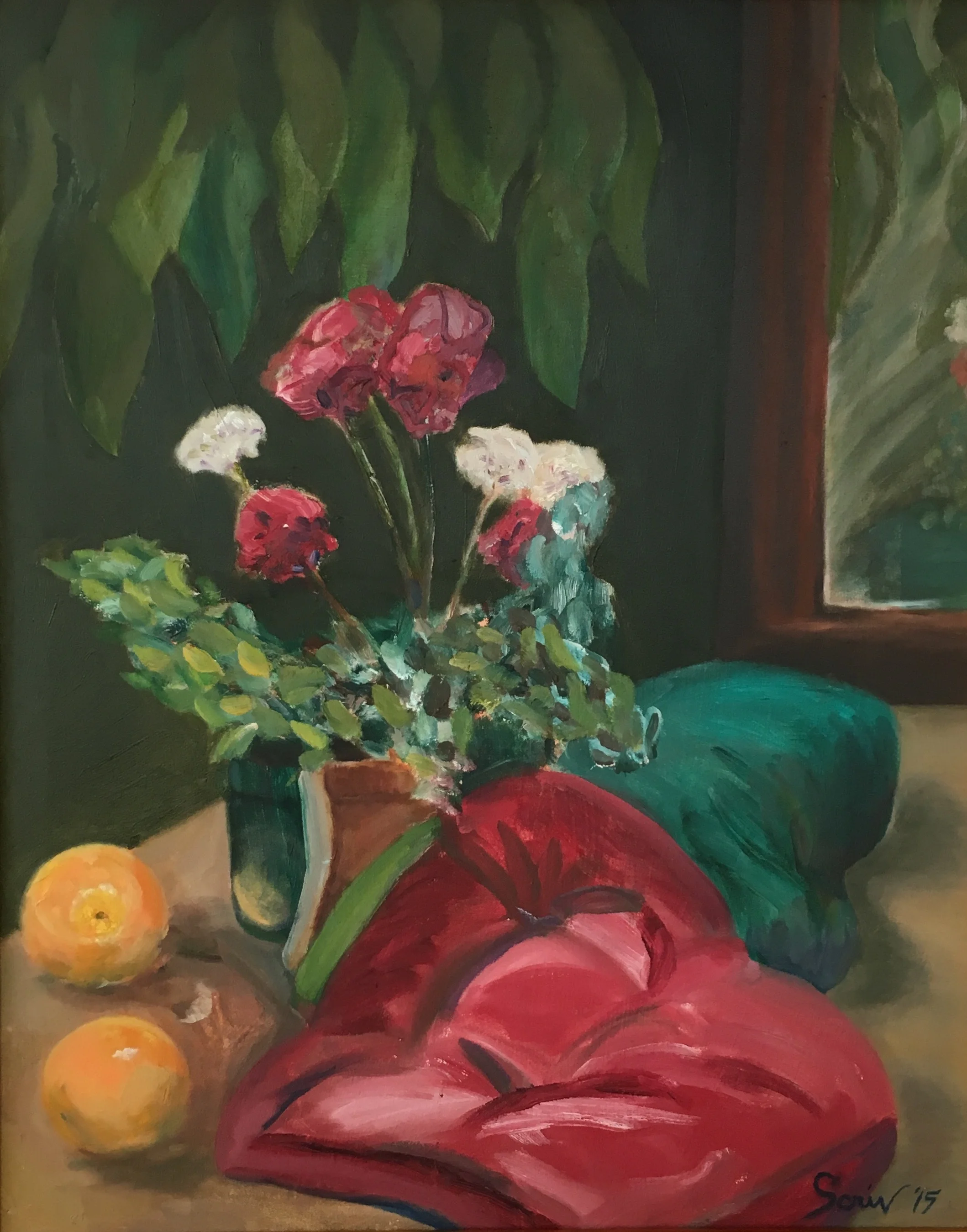 Flowers and Pillows
