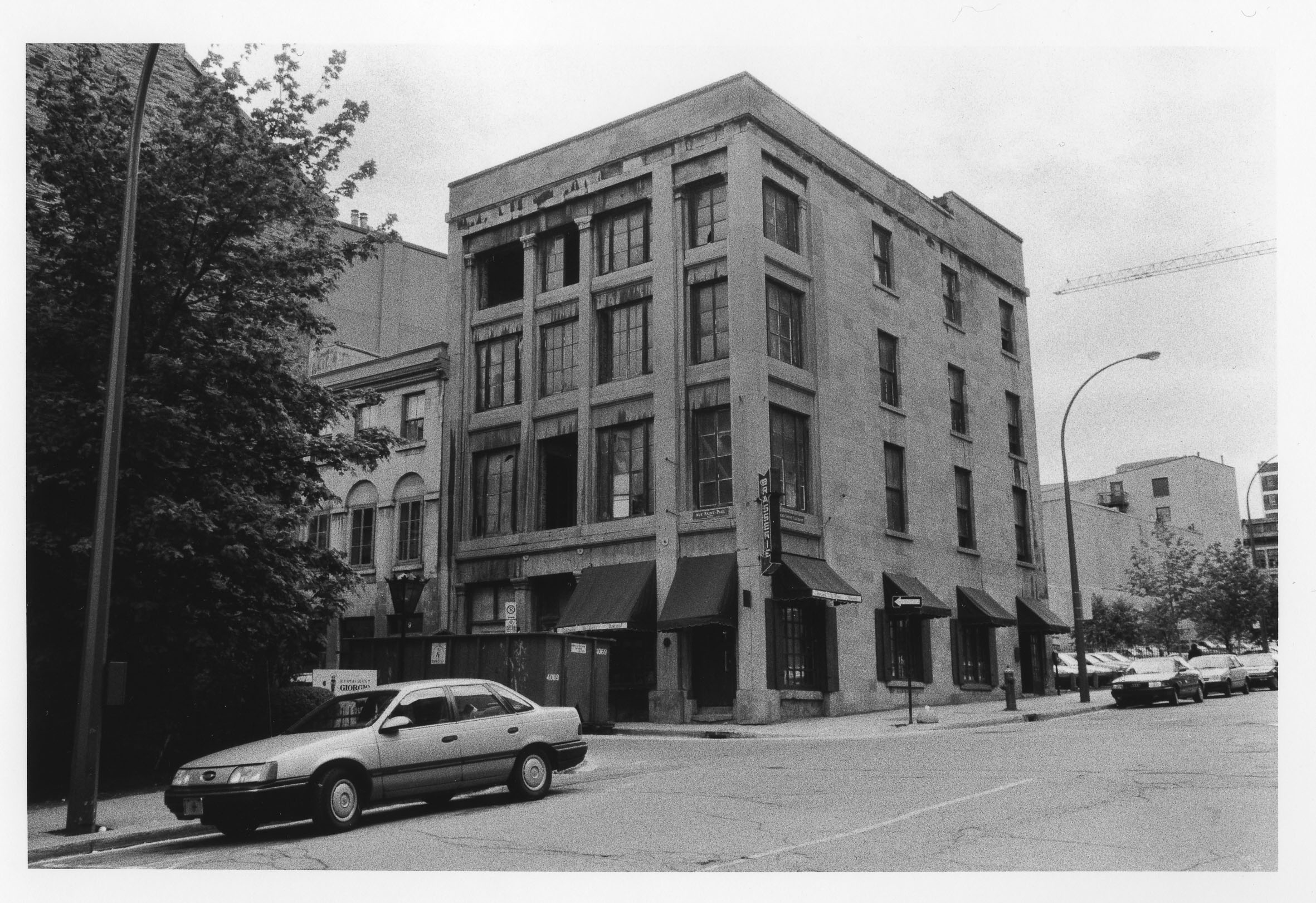 Studio de la rue St Paul, Vieux Montréal,circa 1970
