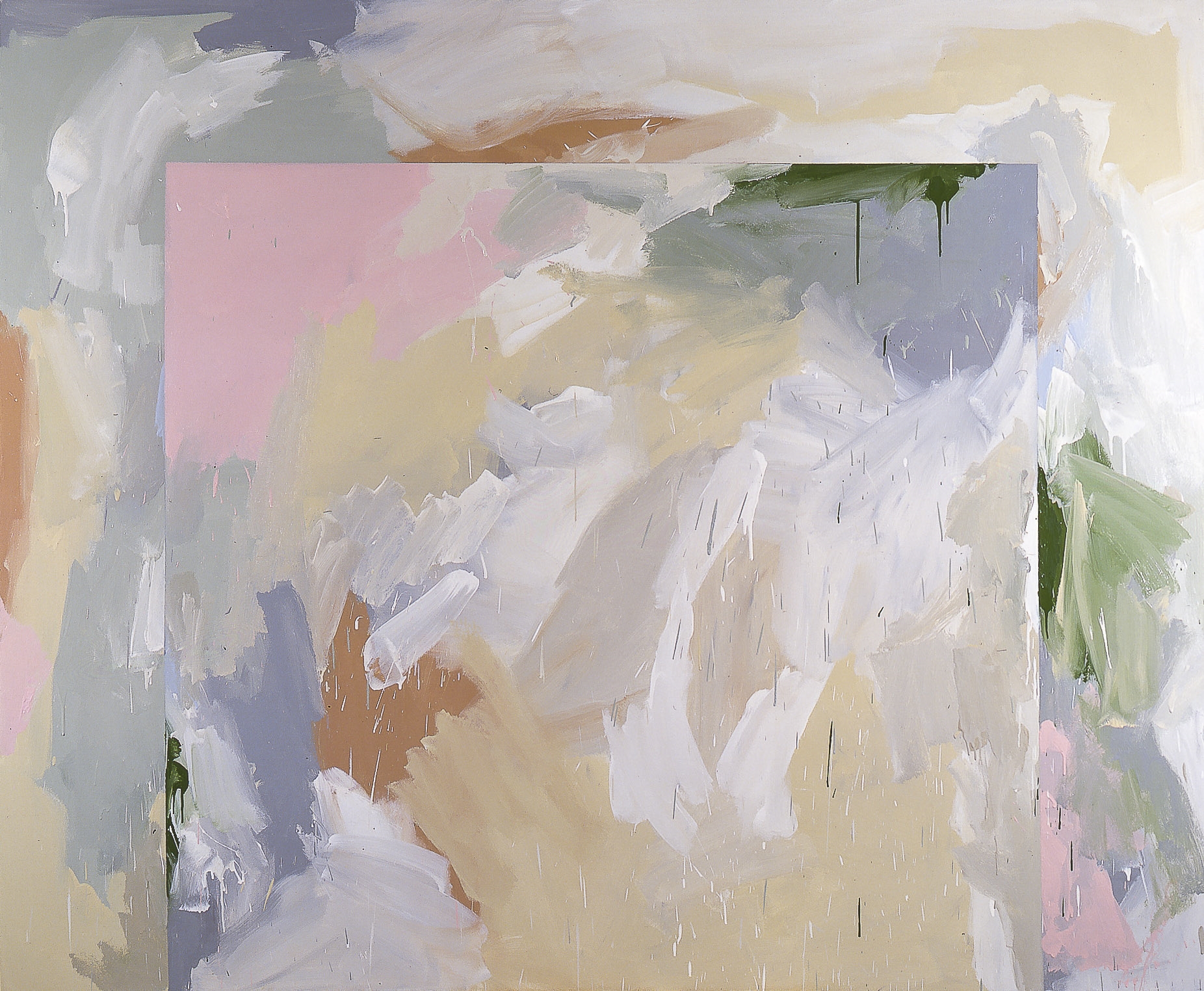 1978, "Cassation-A Summer Day-Été", oil on canvas 167.6x203.2 cm