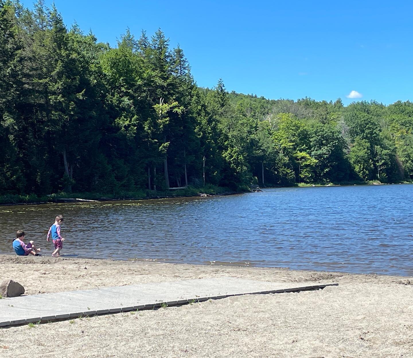 Brother bonding in the #catskills over 4th of July. The #boysofsummer enjoyed #hiking and #kayaking. (They are adorable when they play together and warm your heart. Of course the screaming usually starts the second that thought crosses your mind) #mo