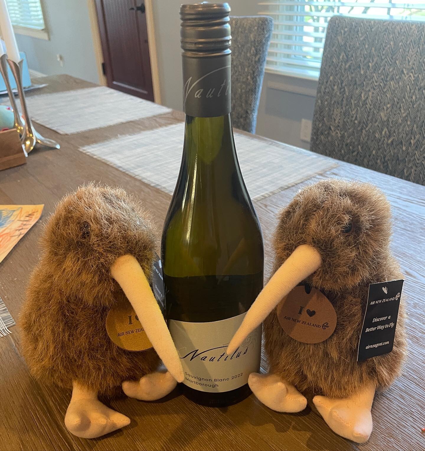 It was an exciting day at the @globaltravelcollection office yesterday. I met with a fleet of fabulous vendors (new and old) to get the latest updates on #newzealand for my clients. We had some fabulous wine and my little ones took their @airnz kiwis