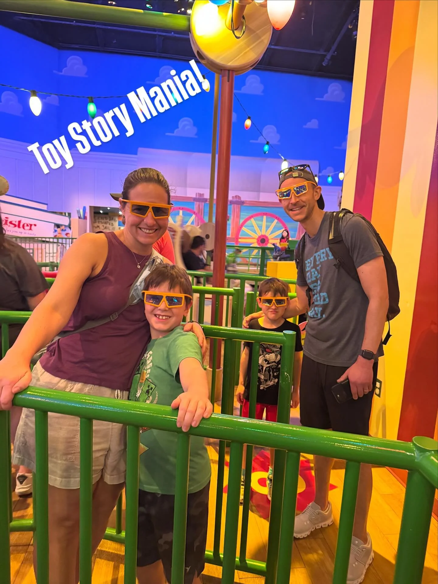 We finally gave in and went to #Disney for #familyvacation! This is a 📸 of the family waiting to get on my favorite ride, #toystorymania at #hollywoodstudios. This was my favorite park of the 3 we visited. Ask me why and let&rsquo;s plan the perfect